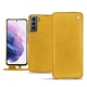 レザーケース Samsung Galaxy S21 - Jaune soulèu