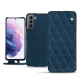 レザーケース Samsung Galaxy S21 - Blu mediterran - Couture