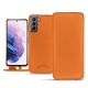 Lederschutzhülle Samsung Galaxy S21 - Orange PU