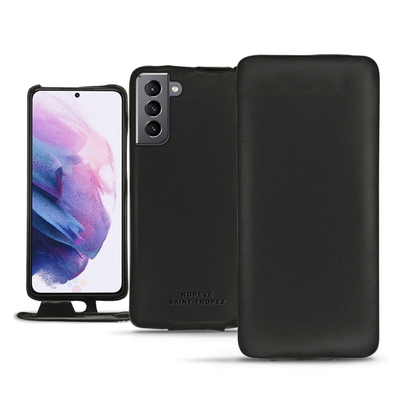 Capa em pele Samsung Galaxy S21 - Noir PU