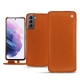 Capa em pele Samsung Galaxy S21 - Orange vibrant