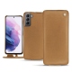 Funda de piel Samsung Galaxy S21 - Beige Veggie