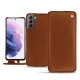 Capa em pele Samsung Galaxy S21 - Marron Veggie