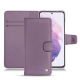 Lederschutzhülle Samsung Galaxy S21 - Lilas ( Nappa - Pantone 2645U ) 