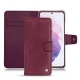 Capa em pele Samsung Galaxy S21 - Prune vintage ( Pantone 512C ) 