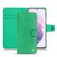 Custodia in pelle Samsung Galaxy S21 - Menthe vintage ( Pantone 562C ) 