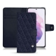 Housse cuir Samsung Galaxy S21 - Cobalt - Couture ( Pantone 2766C ) 