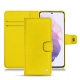 レザーケース Samsung Galaxy S21 - Jaune fluo