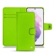 Funda de piel Samsung Galaxy S21 - Vert fluo