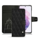 Funda de piel Samsung Galaxy S21 - Negre poudro - Couture