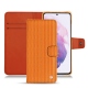 Funda de piel Samsung Galaxy S21 - Abaca arancio