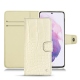 Housse cuir Samsung Galaxy S21 - Crocodile milk