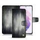 Funda de piel Samsung Galaxy S21 - Gris Patine