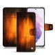 Capa em pele Samsung Galaxy S21 - Fauve Patine