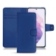 Lederschutzhülle Samsung Galaxy S21 - Bleu Océan PU