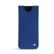 Pochette cuir Samsung Galaxy S21 - Bleu océan ( Nappa - Pantone 293C ) 