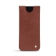 Samsung Galaxy S21 leather pouch - Passion vintage ( Glutton - Red ) 