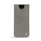 Samsung Galaxy S21 leather pouch - Acier vintage ( Pantone 403C ) 