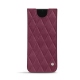 Funda de piel Samsung Galaxy S21 - Prune vintage - Couture
