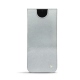 Custodia in pelle Samsung Galaxy S21 - Platinium ( Pantone 877C ) 