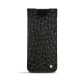 レザーケース Samsung Galaxy S21 - Autruche nero