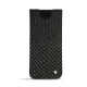 Custodia in pelle Samsung Galaxy S21 - Serpent nero