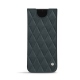 レザーケース Samsung Galaxy S21 - Blu marino - Couture