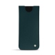 Samsung Galaxy S21 leather pouch - Bleu Veggie