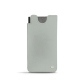 レザーケース Samsung Galaxy S21 Ultra - Gris ( Nappa - Pantone W428C ) 