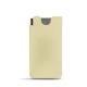 Pochette cuir Samsung Galaxy S21 Ultra - Beige ( Nappa - Pantone 7502C ) 