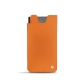 Samsung Galaxy S21 Ultra leather pouch - Orange ( Nappa - Pantone 1495U ) 