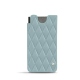 Lederschutzhülle Samsung Galaxy S21 Ultra - Bleu ciel - Couture ( Nappa - Pantone 277C ) 
