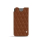 Custodia in pelle Samsung Galaxy S21 Ultra - Marron - Couture ( Nappa - Pantone 1615C ) 