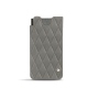 レザーケース Samsung Galaxy S21 Ultra - Acier vintage - Couture