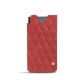 Pochette cuir Samsung Galaxy S21 Ultra - Cerise vintage - Couture