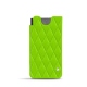 Samsung Galaxy S21 Ultra leather pouch - Vert fluo - Couture