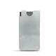 レザーケース Samsung Galaxy S21 Ultra - Platinium ( Pantone 877C ) 