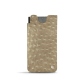 レザーケース Samsung Galaxy S21 Ultra - Autruche desert