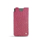 Samsung Galaxy S21 Ultra leather pouch - Serpent ciclamino