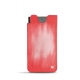 Pochette cuir Samsung Galaxy S21 Ultra - Rose Patine