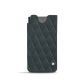 Samsung Galaxy S21 Ultra leather pouch - Blu marino - Couture