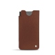 Lederschutzhülle Samsung Galaxy S21 Ultra - Marron délicat