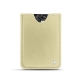 Porta carte X5 - Beige ( Nappa - Pantone 7502C ) 