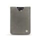 Credit Card holder X5 - Acier vintage ( Pantone 403C ) 