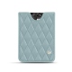 신용카드 홀더 X5 - Bleu ciel - Couture ( Nappa - Pantone 277C ) 