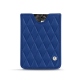 신용카드 홀더 X5 - Bleu océan - Couture ( Nappa - Pantone 293C ) 