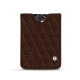 Credit Card holder X5 - Châtaigne - Couture ( Pantone 476C ) 