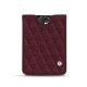 X5卡片包 - Lie de vin - Couture ( Pantone 5115C ) 
