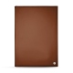 Menu ristorante sistema a vite - A5 - Marron ( Nappa - Pantone 1615C ) 