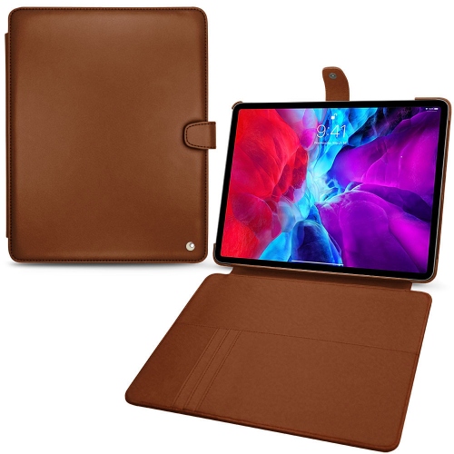 Apple iPad Pro 12.9用高品質カバーMarron ( Nappa - Pantone #8B4720 ) 